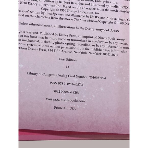 5-Minute Princess Stories By Disney Press Hardcover Childrens Book - Picture 4 of 16